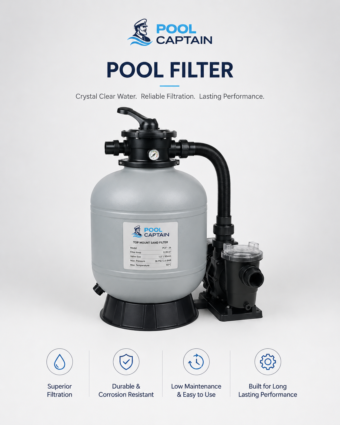swimming pool equipment and accessories